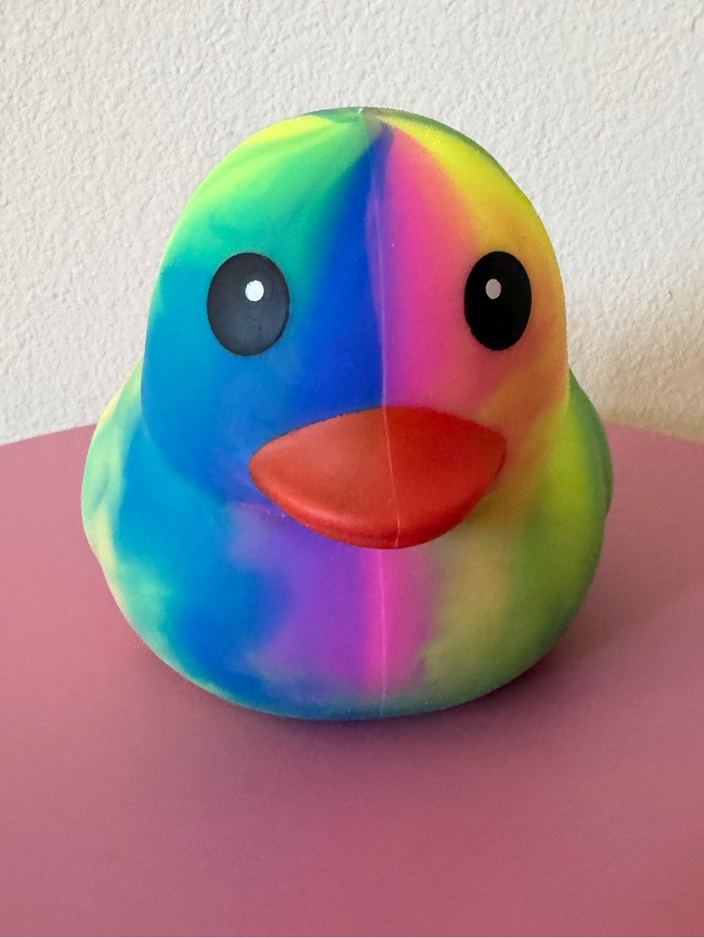 NWT Squeeezy brand Tie-Dye Duck Squishy Toy